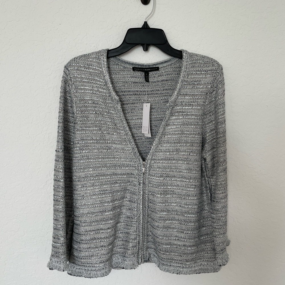 White House Black Market Sweater Jacket